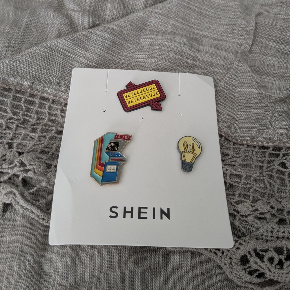 Shein Assorted Enamel Pins Set - Picture 5 of 5